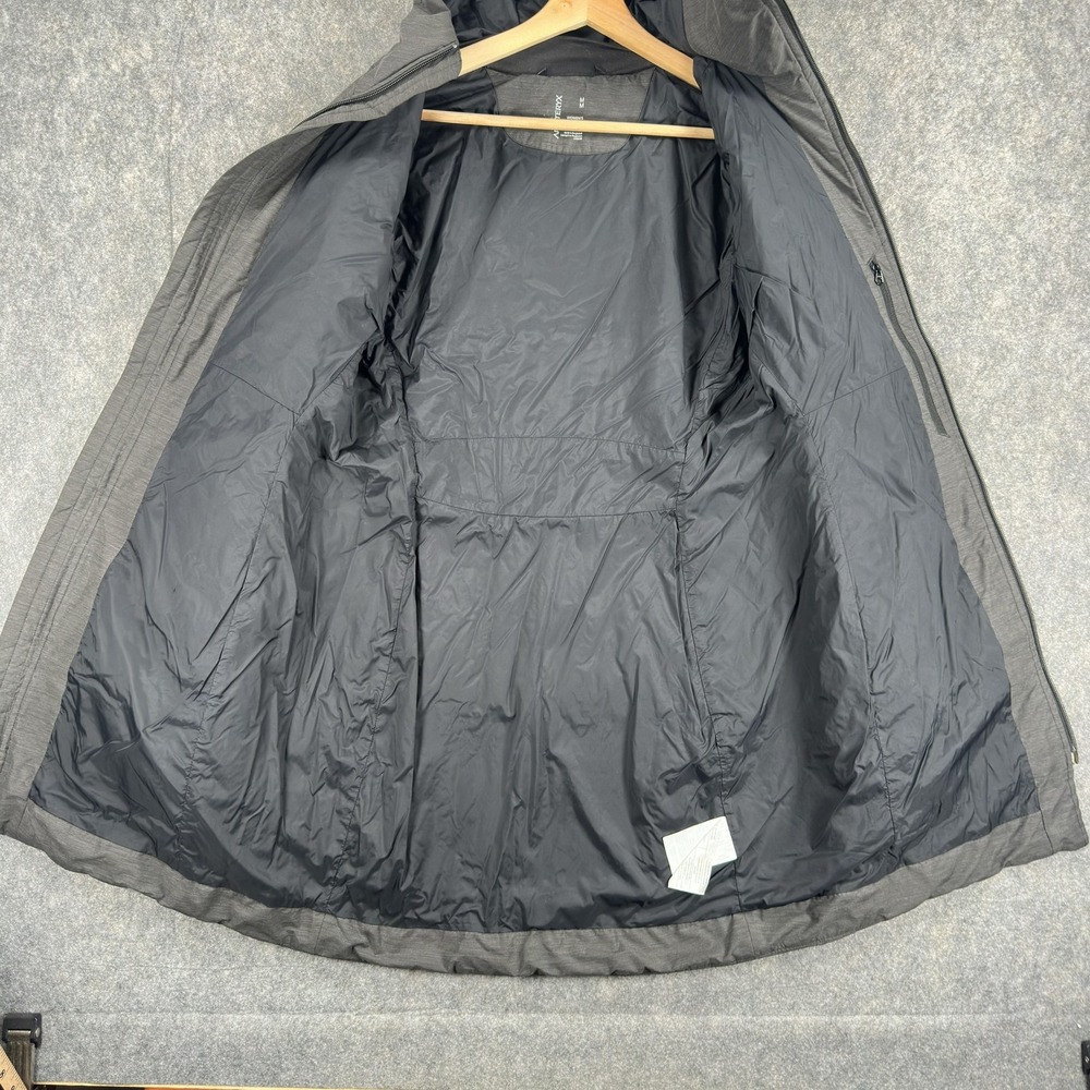 Arc'teryx Coat Womens Medium Gray Polycotton Darrah Hooded Insulated Parka - Picture 13 of 16